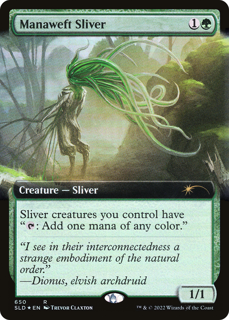 Manaweft Sliver (Extended Art) [Secret Lair Drop Promos] | Silver Goblin