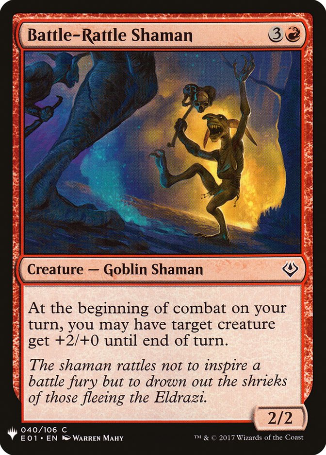 Battle-Rattle Shaman [Mystery Booster] | Silver Goblin