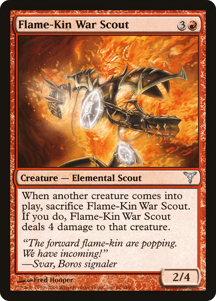Flame-Kin War Scout (061) Foil - Dissension