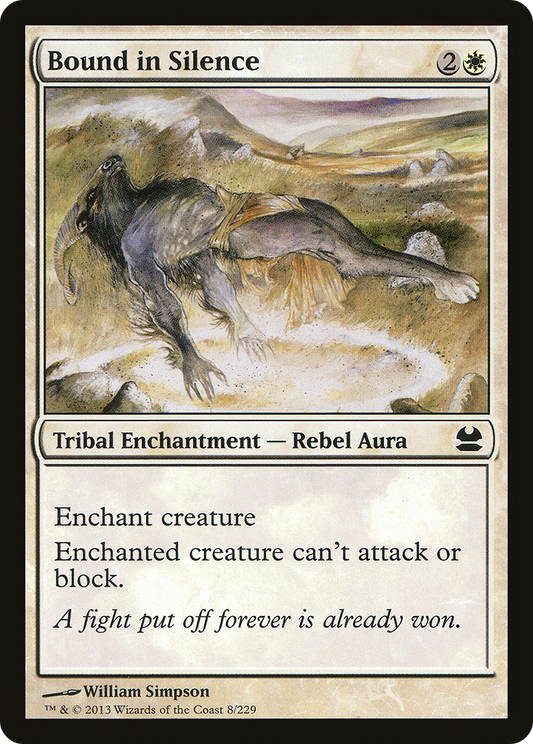 Bound in Silence (008) Foil - Modern Masters