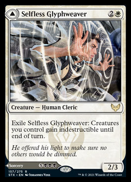 Selfless Glyphweaver (157) Foil - Strixhaven: School of Mages