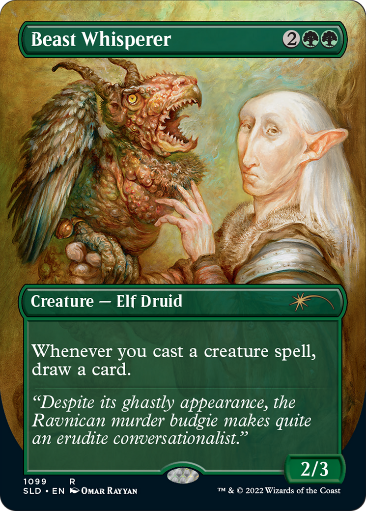 Beast Whisperer (Borderless) (1099) - Secret Lair Drop