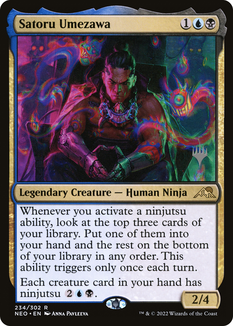 Satoru Umezawa (234) Foil - Kamigawa: Neon Dynasty Promos