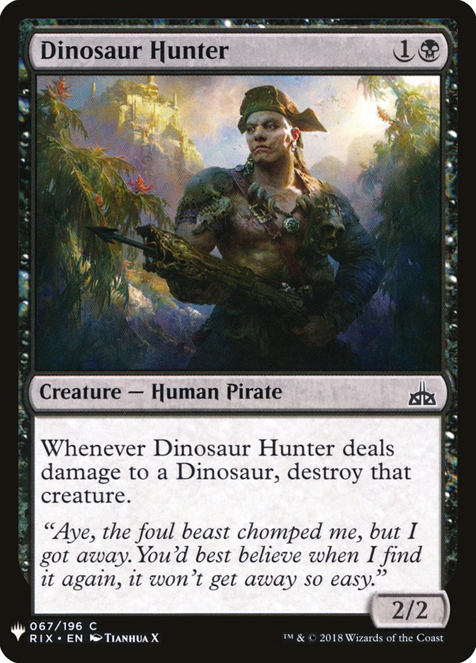 Dinosaur Hunter [Mystery Booster] | Silver Goblin