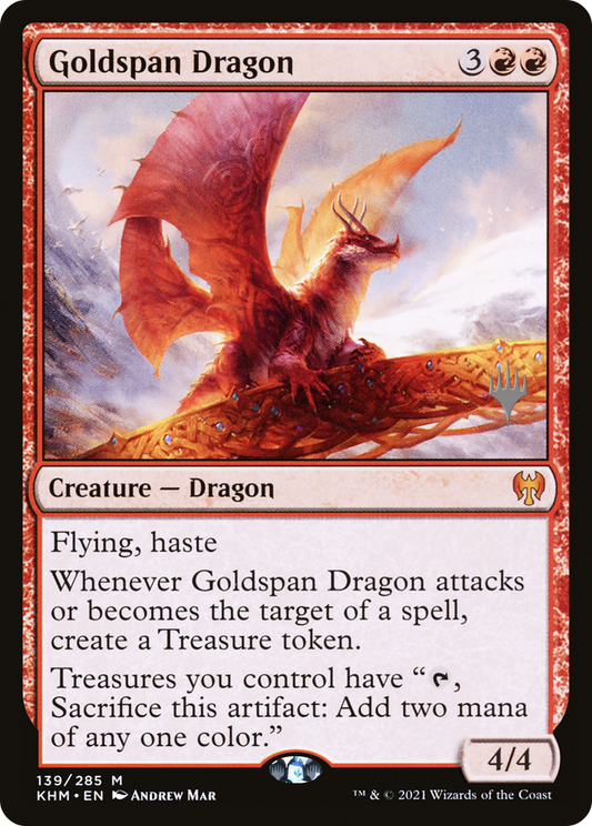 Goldspan Dragon (139) - Kaldheim Promos
