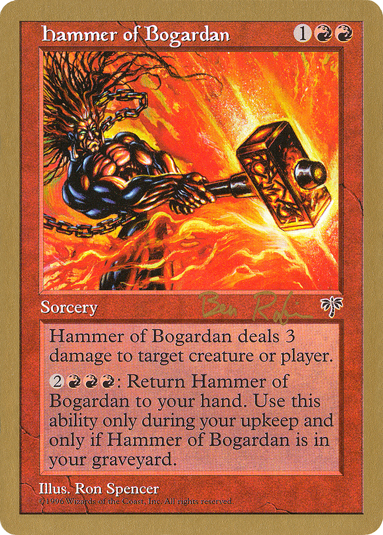 Hammer of Bogardan - 1998 Ben Rubin (MIR) (Retro) - World Championship Decks 1998