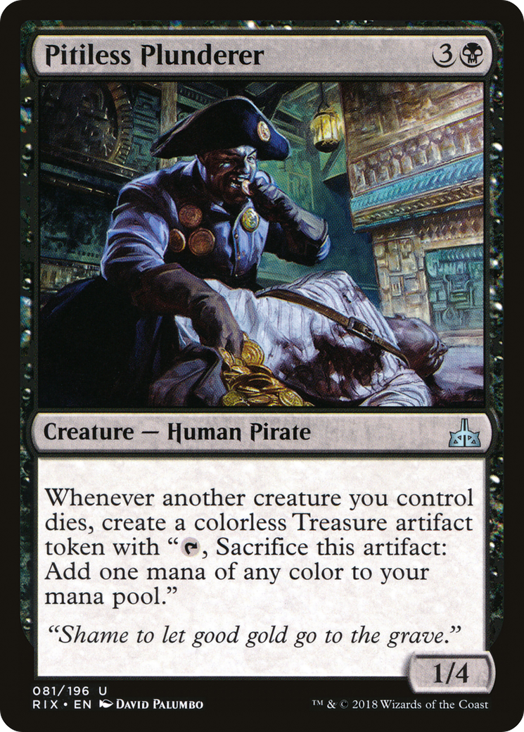 Pitiless Plunderer (081) Foil - Rivals of Ixalan