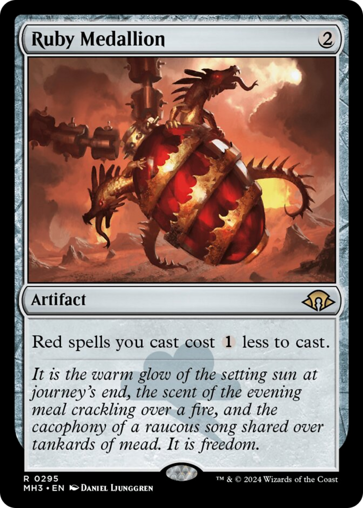 Ruby Medallion [Modern Horizons 3] | Silver Goblin