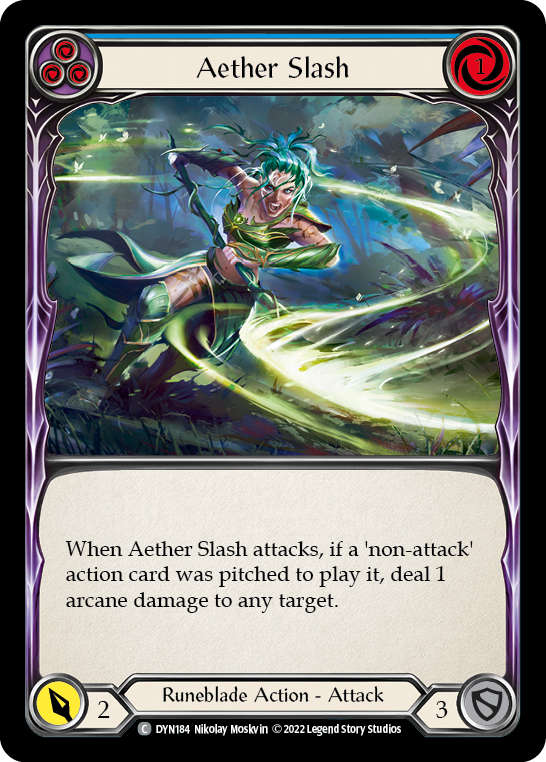 Aether Slash (Blue) [DYN184] (Dynasty) | Silver Goblin