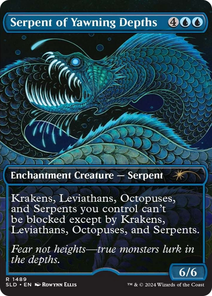 Serpent of Yawning Depths (Rainbow Foil) [Secret Lair Drop Series] | Silver Goblin