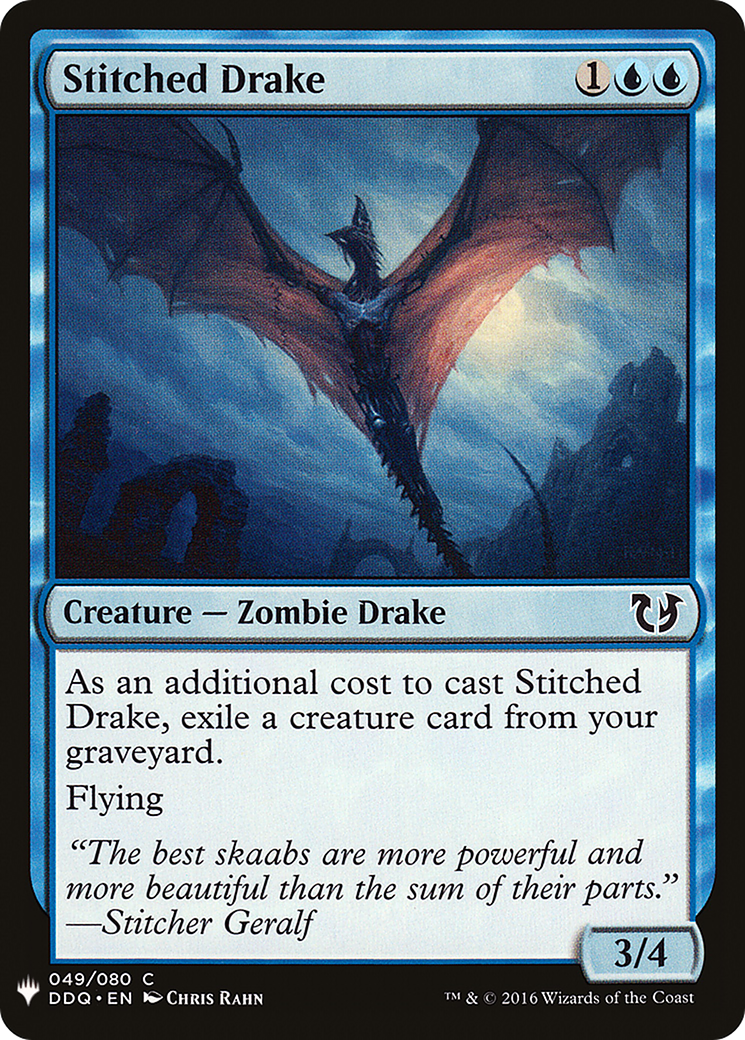 Stitched Drake (DDQ-49) - The List