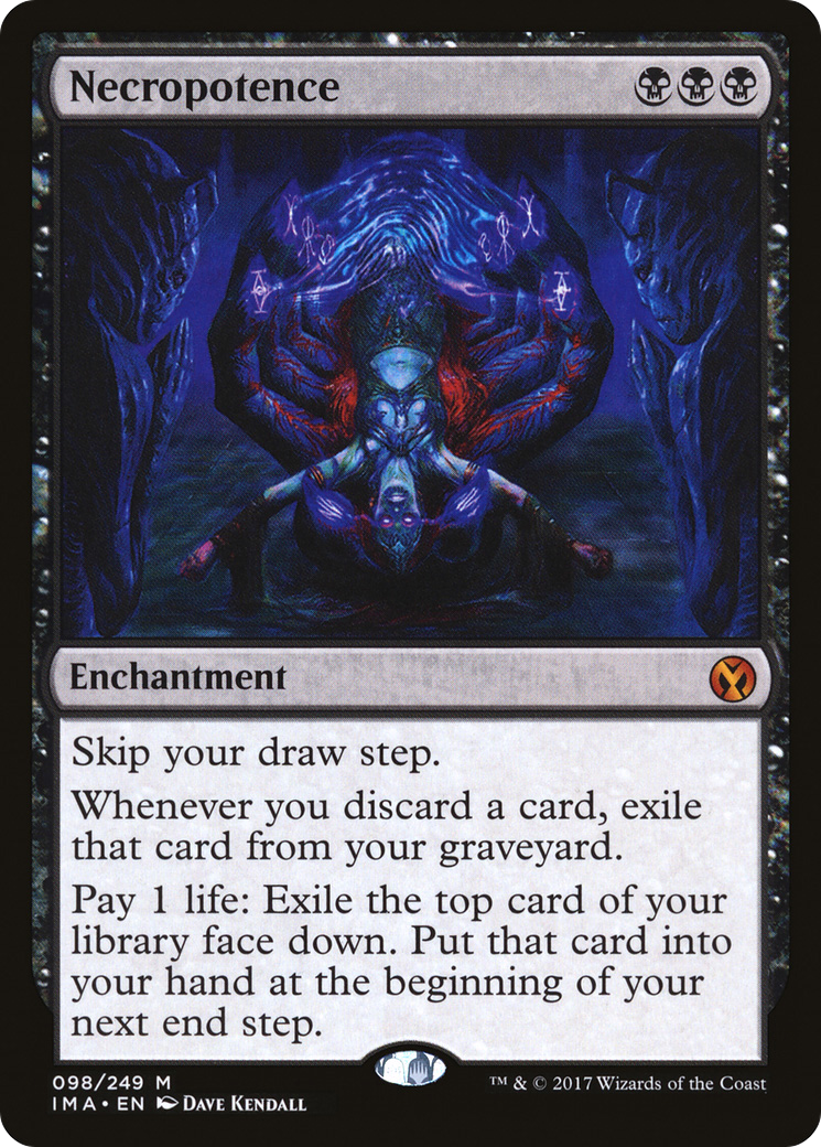 Necropotence (098) Foil - Iconic Masters