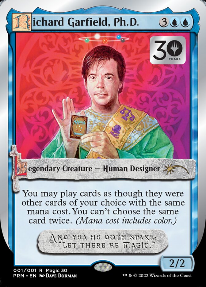 Richard Garfield, Ph.D. [30th Anniversary Promos] | Silver Goblin