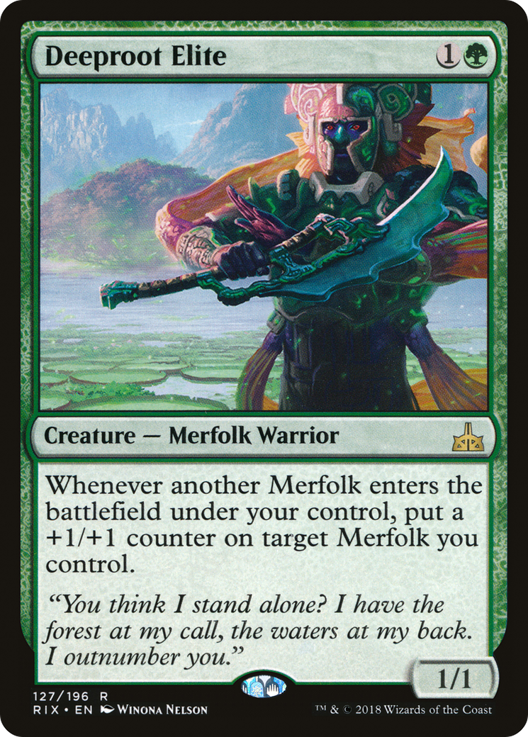 Deeproot Elite (127) Foil - Rivals of Ixalan