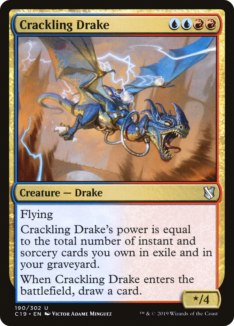 Crackling Drake (190) - Commander 2019