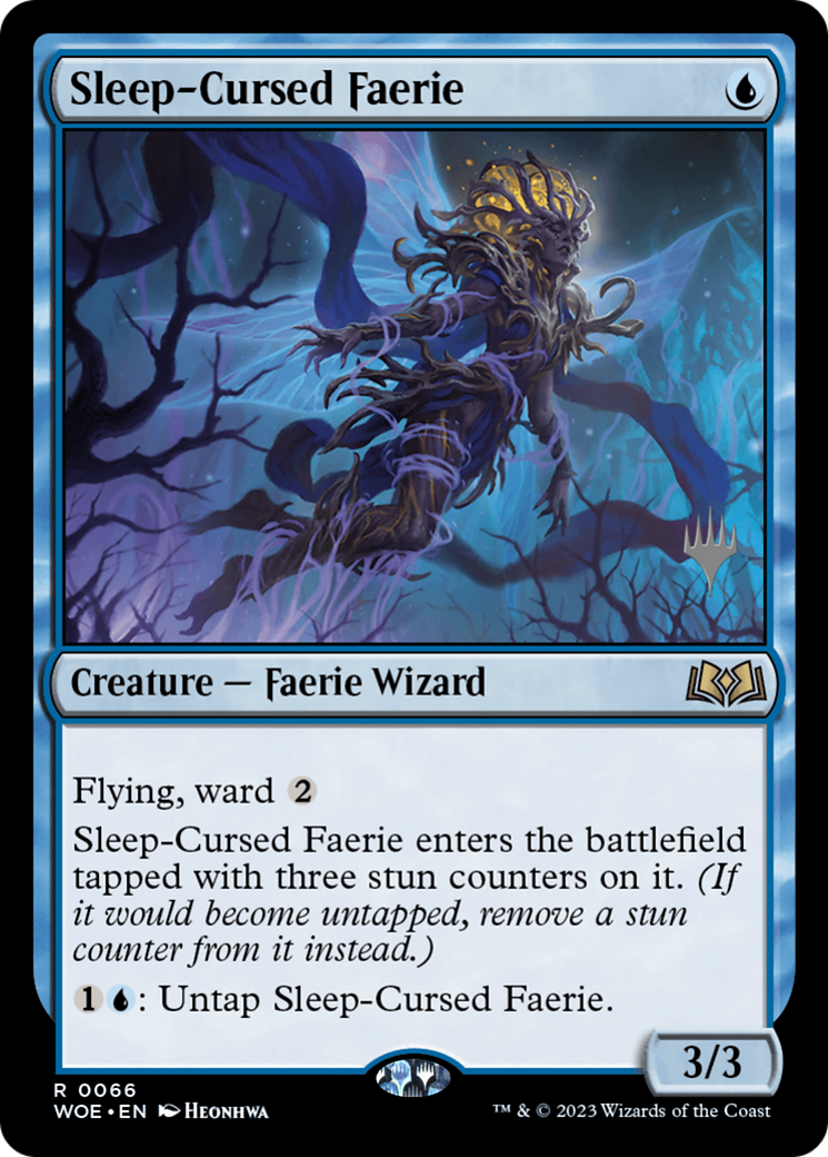 Sleep-Cursed Faerie (Promo Pack) [Wilds of Eldraine Promos] | Silver Goblin