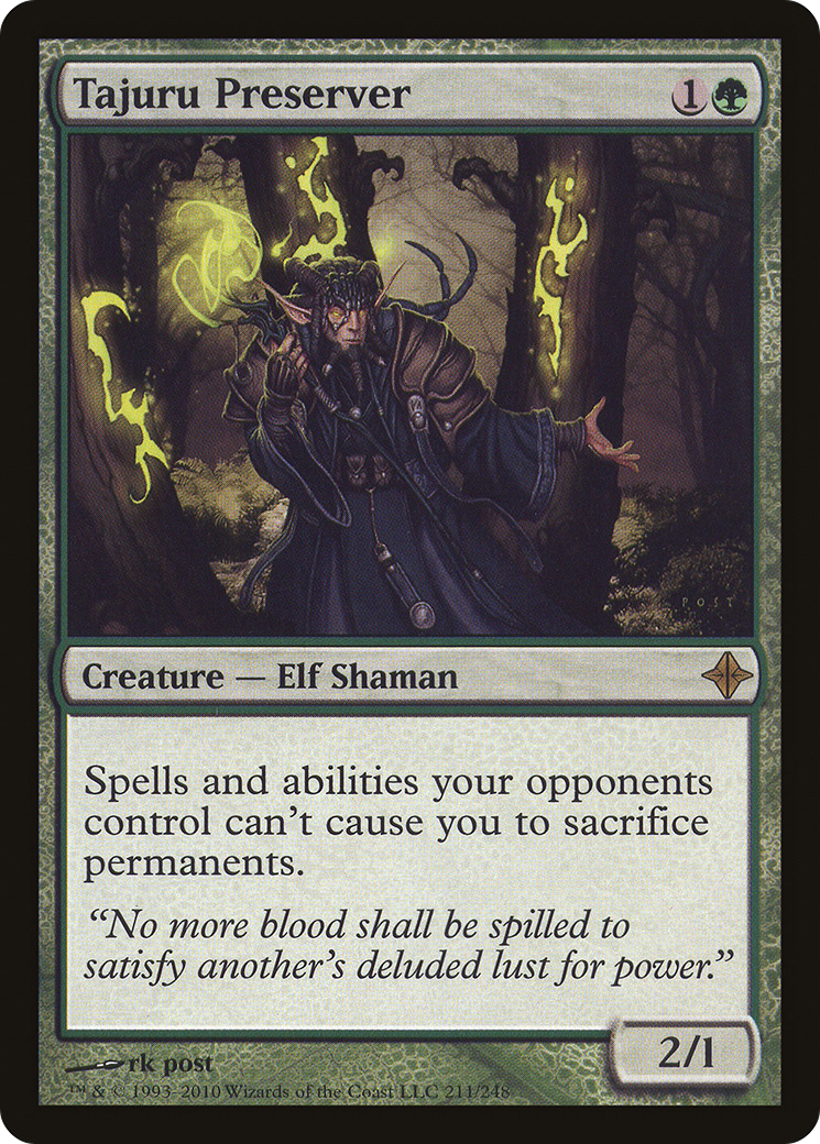 Tajuru Preserver (211) Foil - Rise of the Eldrazi