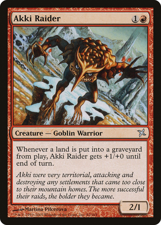 Akki Raider [Betrayers of Kamigawa] Foil