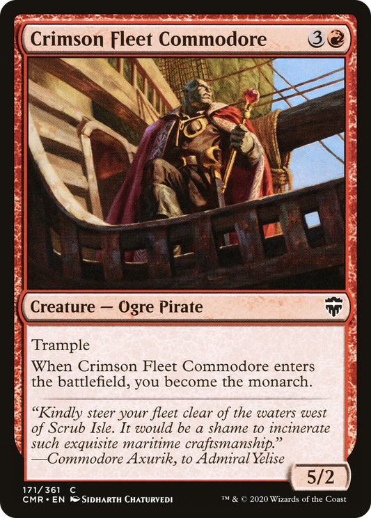 Crimson Fleet Commodore (171) - Commander Legends