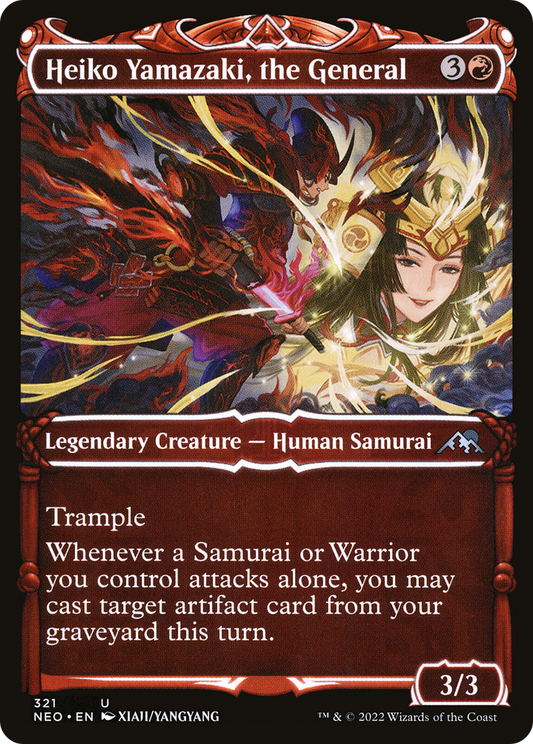 Heiko Yamazaki, the General (Showcase) (321) - Kamigawa: Neon Dynasty