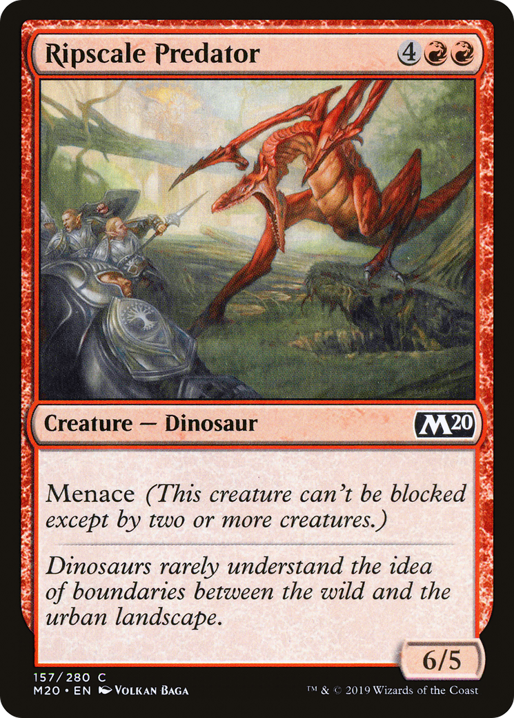 Ripscale Predator (157) Foil - Core Set 2020