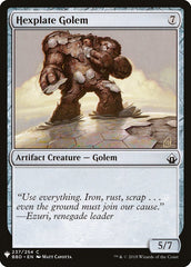 Hexplate Golem [Mystery Booster] | Silver Goblin