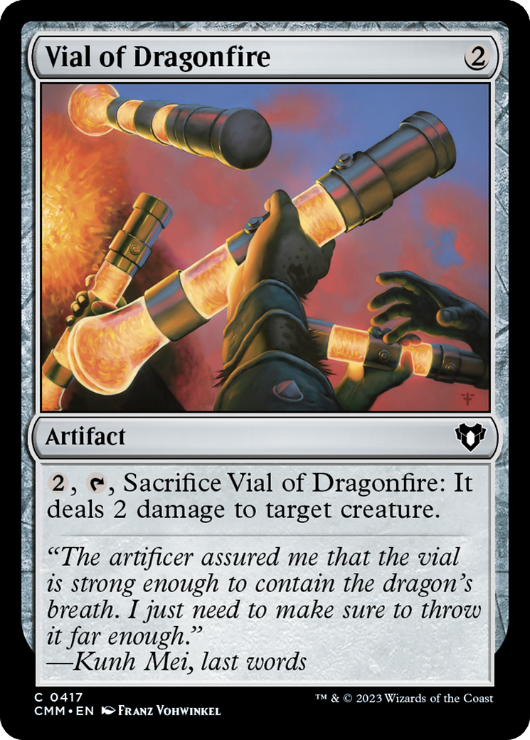 Vial of Dragonfire [Commander Masters] Foil