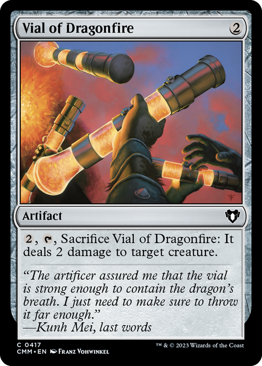 Vial of Dragonfire [Commander Masters] Foil