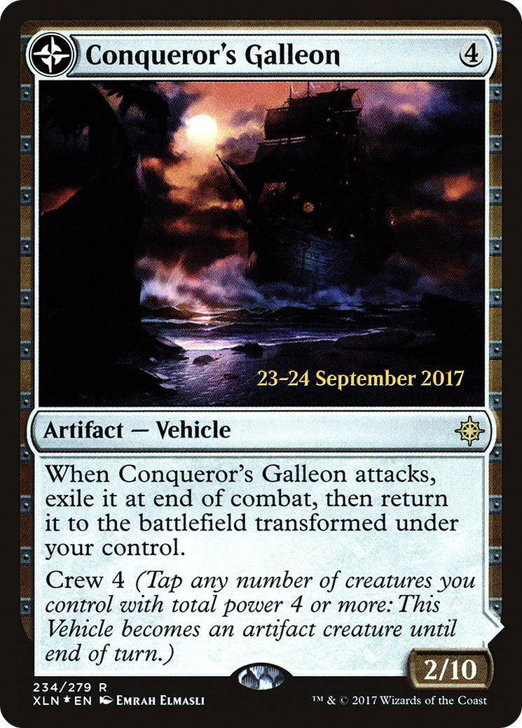 Conqueror's Galleon // Conqueror's Foothold (234s) Foil - Ixalan Promos