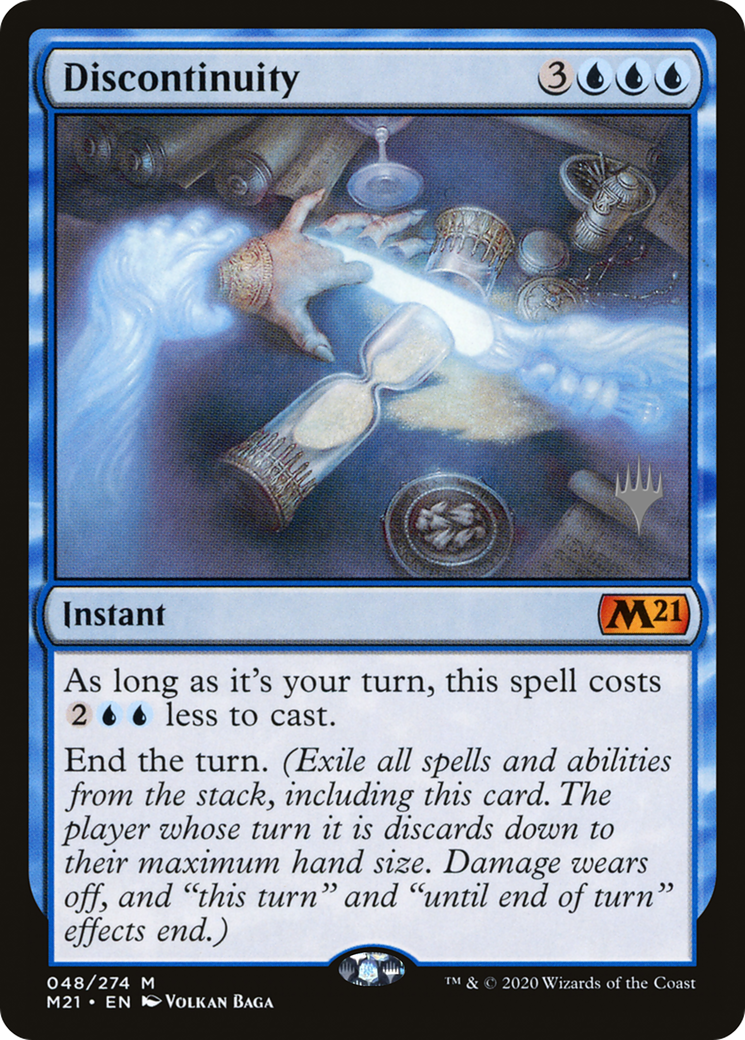 Discontinuity (48p) Foil - Core Set 2021 Promos
