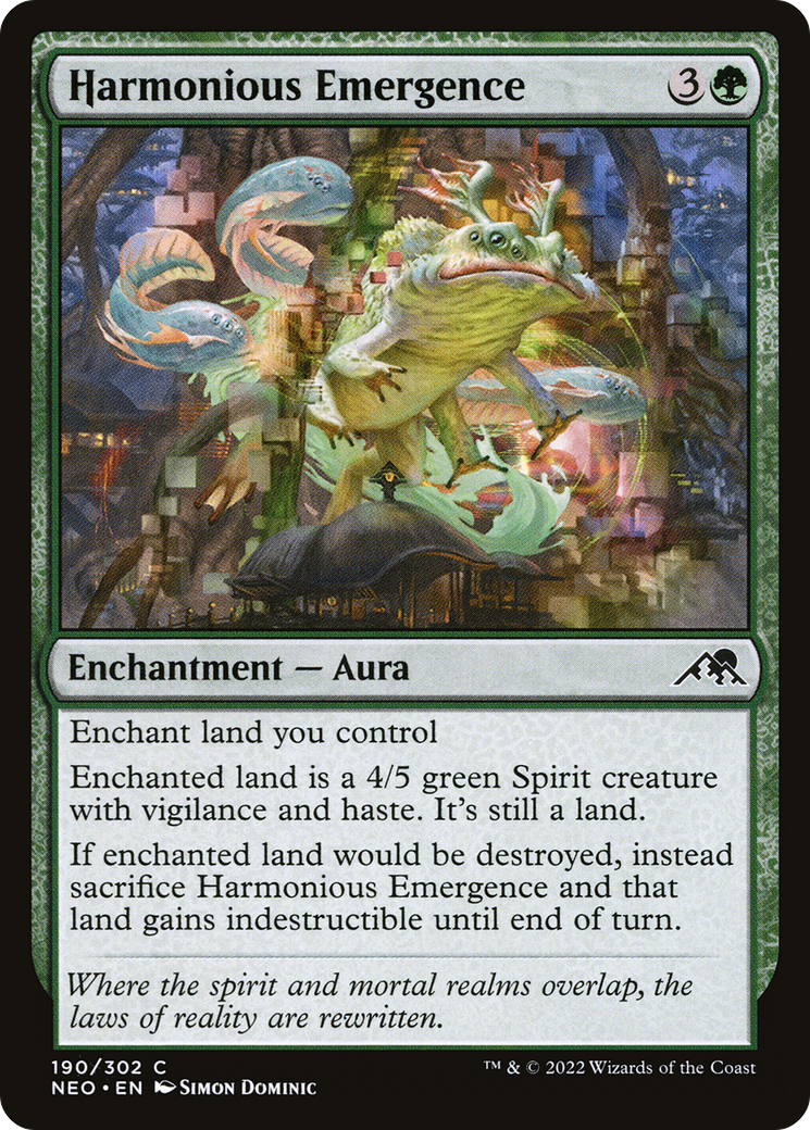 Harmonious Emergence (190) Foil - Kamigawa: Neon Dynasty