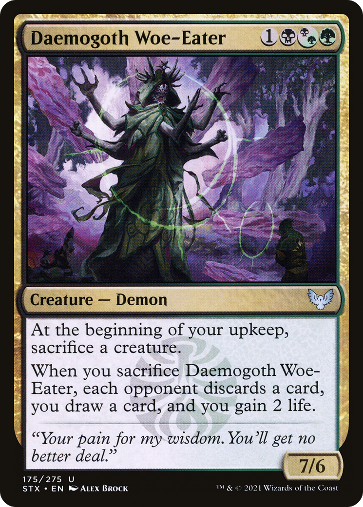 Daemogoth Woe-Eater (175) Foil - Strixhaven: School of Mages