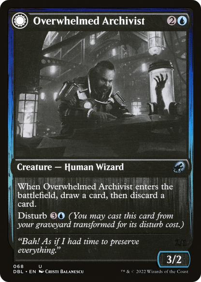 Overwhelmed Archivist (068) - Innistrad: Double Feature