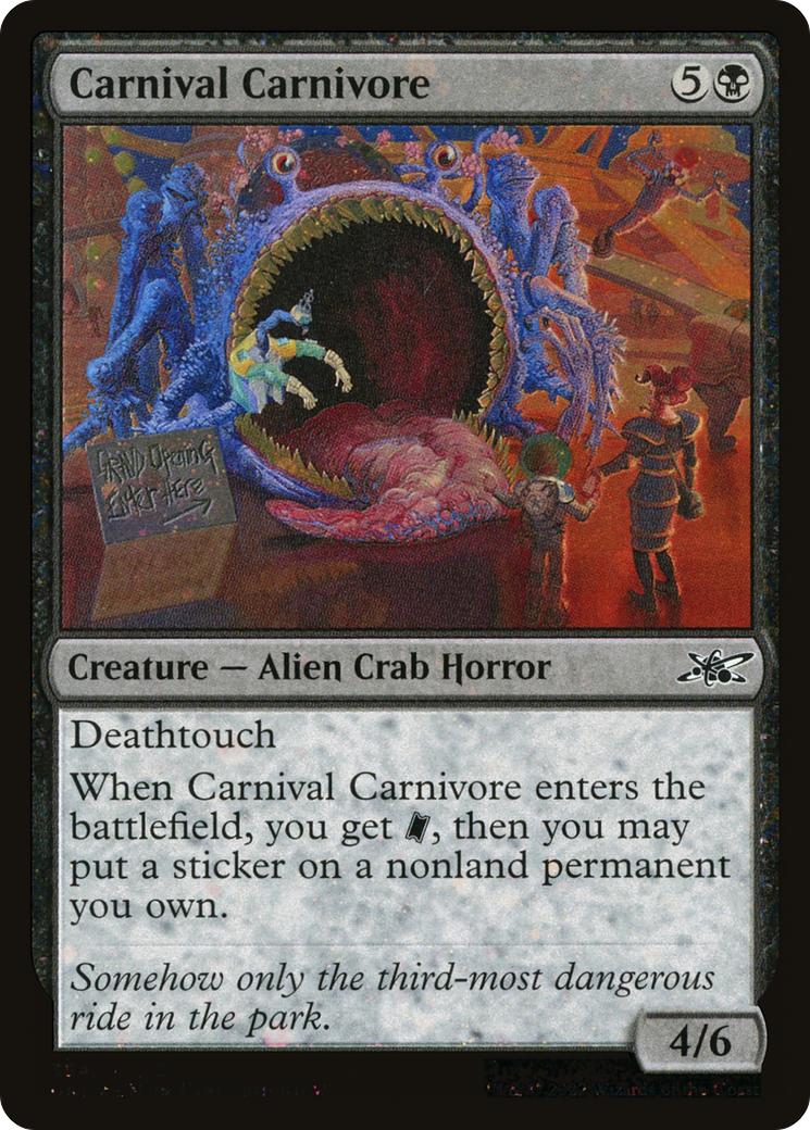 Carnival Carnivore (Galaxy Foil) [Unfinity]