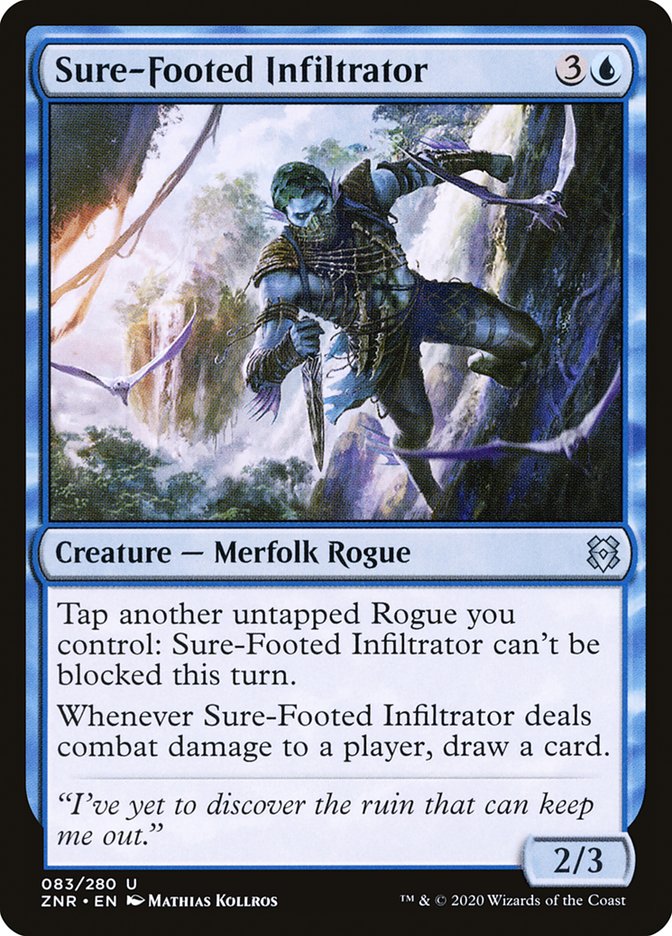 Sure-Footed Infiltrator [Zendikar Rising] | Silver Goblin