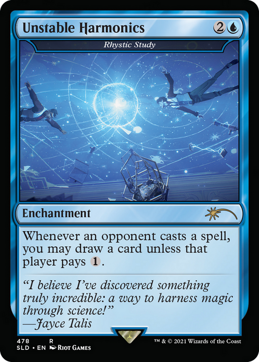 Unstable Harmonics – Rhystic Study (478) - Secret Lair Drop