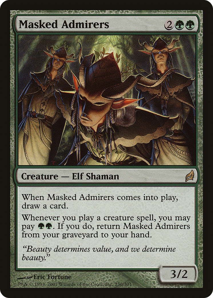 Masked Admirers (230) Foil - Lorwyn