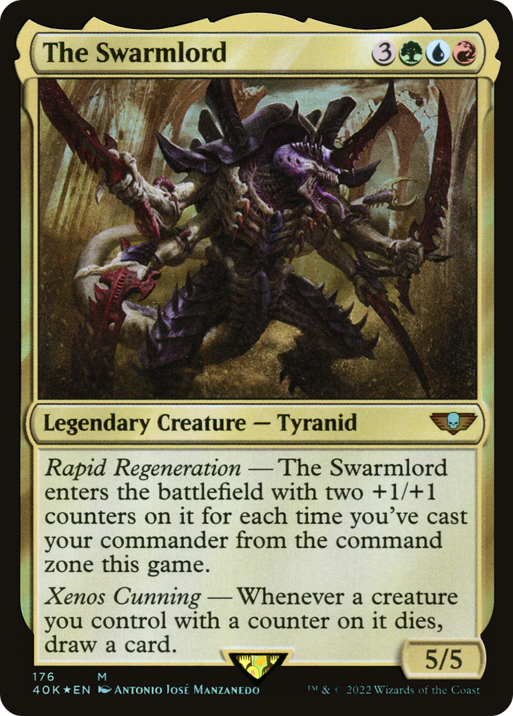 The Swarmlord (176) Foil - Warhammer 40,000 Commander