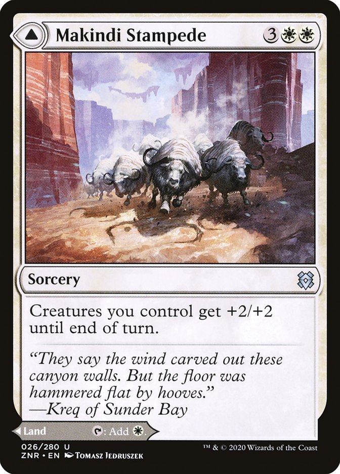 Makindi Stampede (026) Foil - Zendikar Rising
