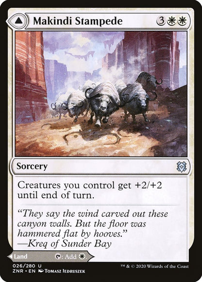 Makindi Stampede (026) Foil - Zendikar Rising