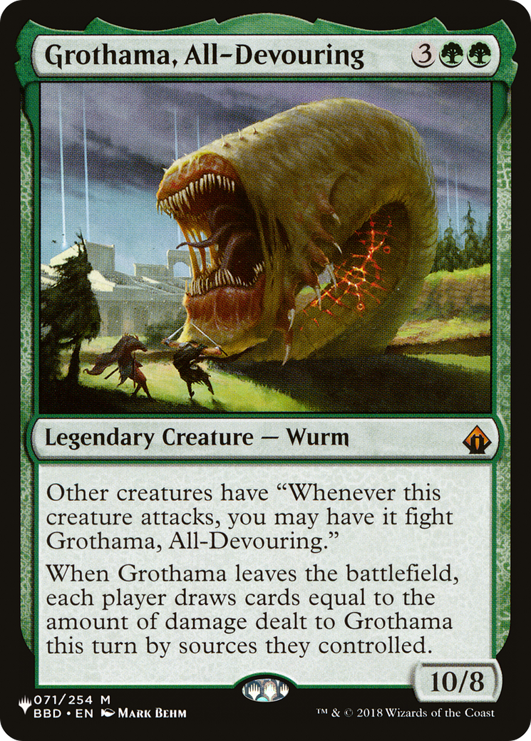Grothama, All-Devouring (BBD-71) - The List