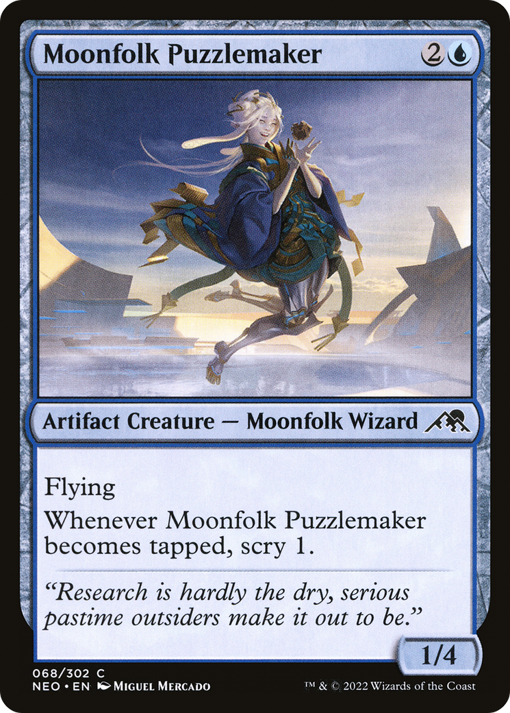 Moonfolk Puzzlemaker (068) - Kamigawa: Neon Dynasty