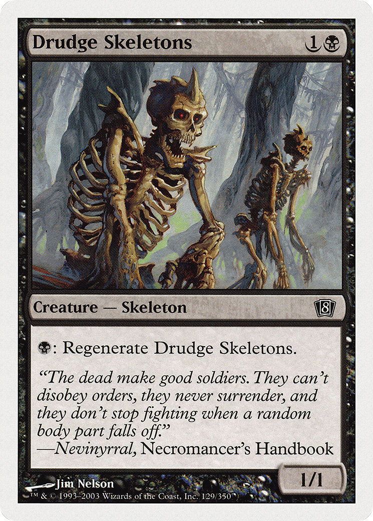 Drudge Skeletons (129) Foil - Eighth Edition