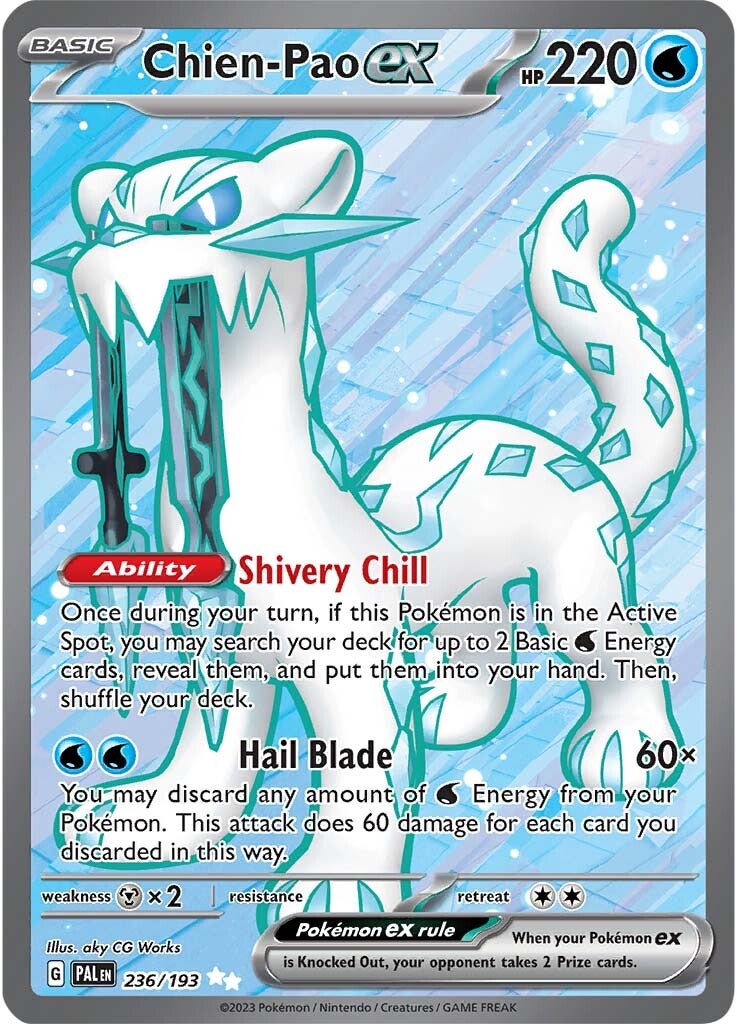 Chien-Pao ex (236/193) [Scarlet & Violet: Paldea Evolved] | Silver Goblin