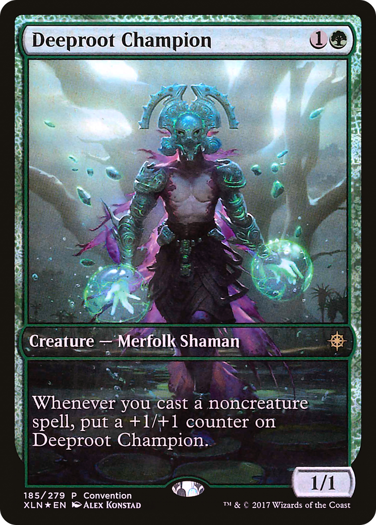 Deeproot Champion (185) Foil - Ixalan Promos