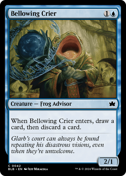 Bellowing Crier [Bloomburrow] Foil