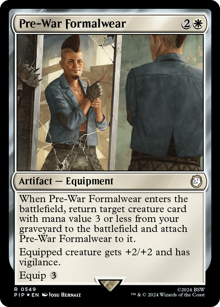 Pre-War Formalwear (Surge Foil) [Fallout] | Silver Goblin