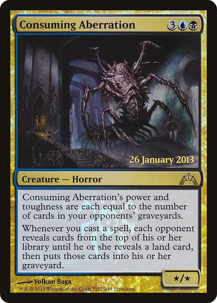 Consuming Aberration (152★) Foil - Gatecrash Promos