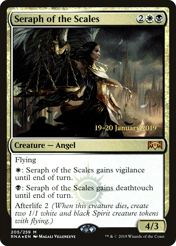 Seraph of the Scales (205s) Foil - Ravnica Allegiance Promos