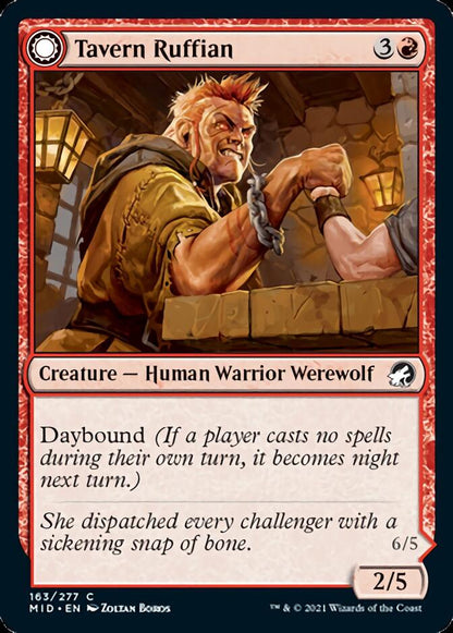 Tavern Ruffian (163) Foil - Innistrad: Midnight Hunt